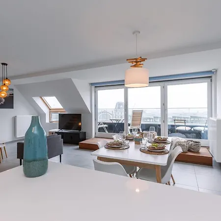 Catamaran - Bright Duplex With Balcony And Stunning View Over The Port Of Ostend 아파트 *